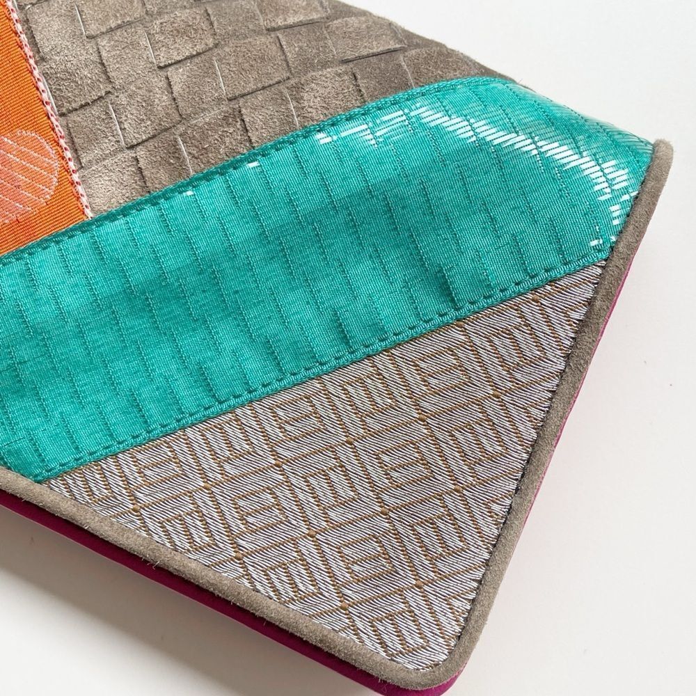 Bottega Veneta Multicolor patchwork Clutch wallet 2004 - Picture 11 of 15
